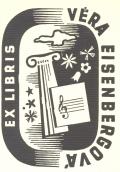 EX LIBRIS VĚRA EISENBERGOVÁ (odkaz v elektronickém katalogu)