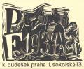 PF 1936 k.dudešek praha II.sokolská 13 (odkaz v elektronickém katalogu)