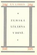 EX LIBRIS ZEMSKÁ LÉKÁRNA V BRNĚ (odkaz v elektronickém katalogu)