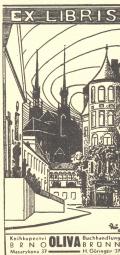 EX LIBRIS Knihkupectví OLIVA BRNO, Masarykova 37; Buchhandlung BRÜNN, H. Göringstr.37 (odkaz v elektronickém katalogu)