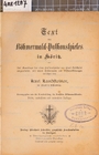 Detailní zobrazení záznamu: Text des Böhmerwald-Passionsspieles in Höritz Text des Böhmerwald-Passionsspieles in Höritz